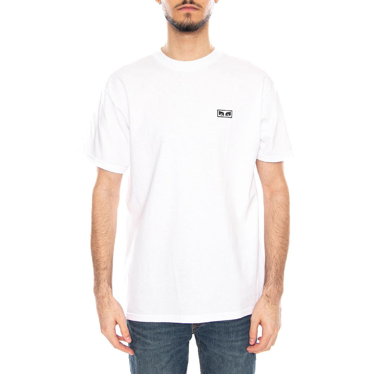 OBEY Eyes 3 Tee White - Maglietta Girocollo Uomo Bianca 165261826 WHT OBEY 