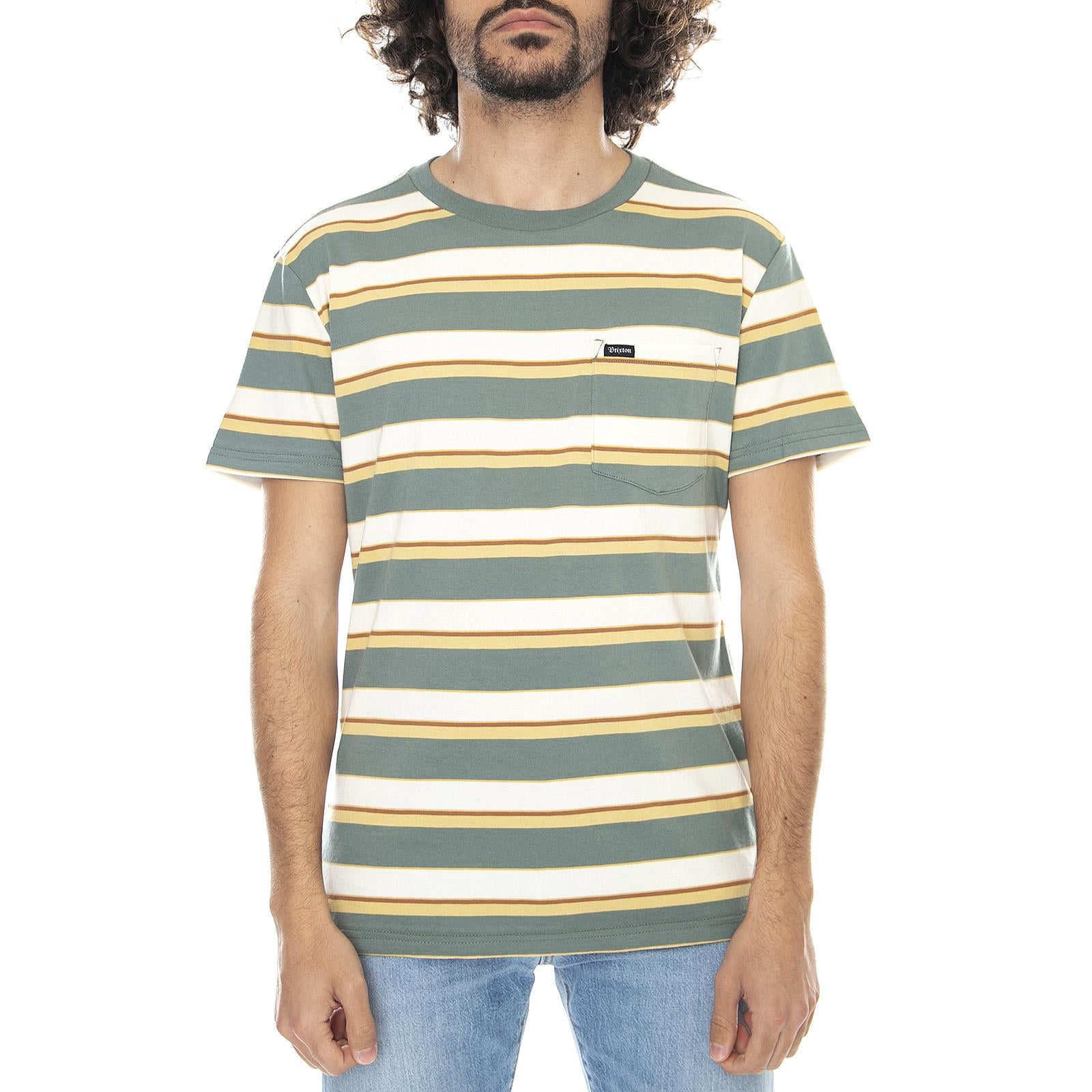 Mens Hilt T-Shirt - Cypress - Maglietta Girocollo Uomo Multicolore 02007-CYPRE . BRIXTON 
