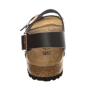 Milano Dark Brown Natural Leather - Sandali Uomo Marroni 034103 . BIRKENSTOCK 