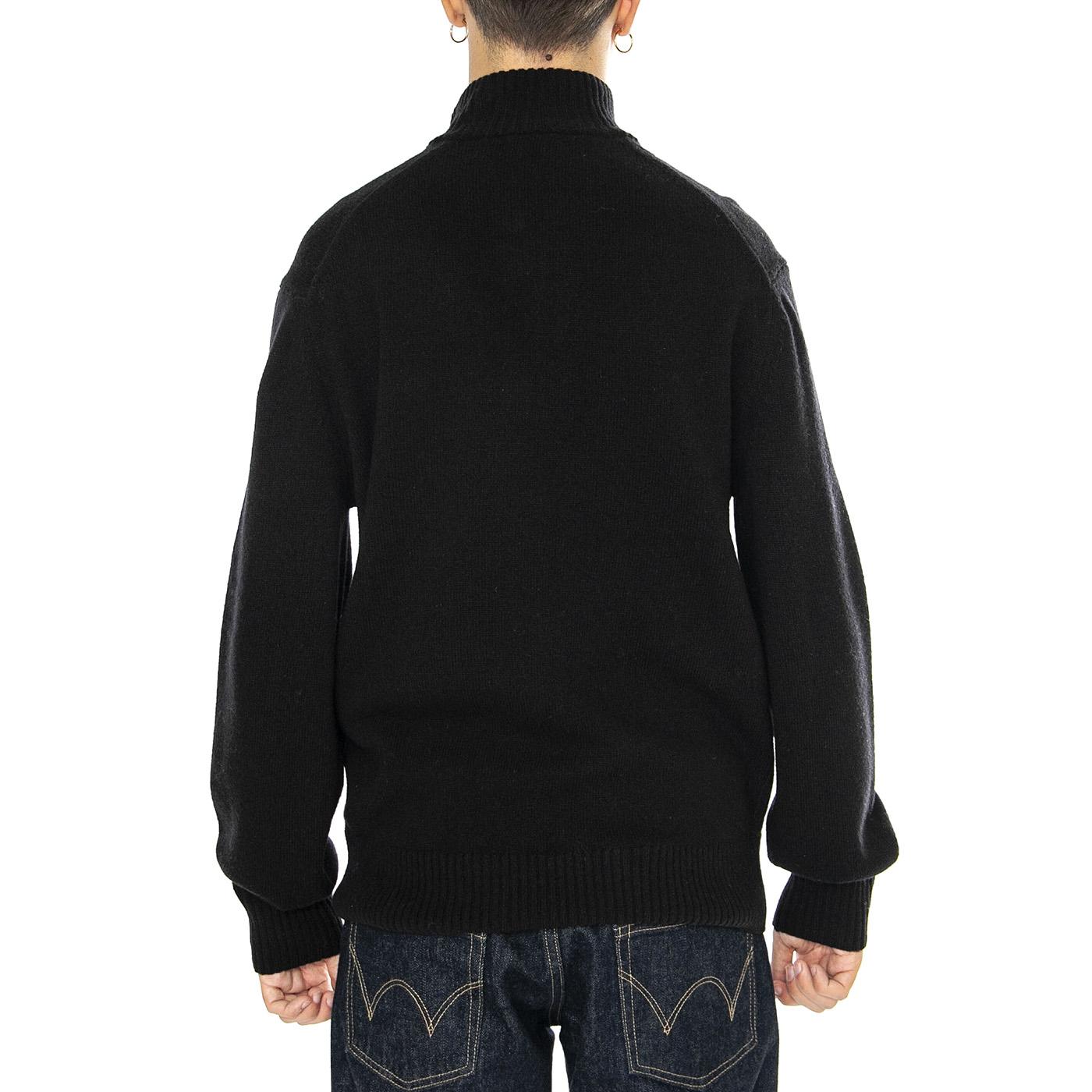 Pullover AH3052-031 Black - Cardigan Uomo Nero AH3052-031  LACOSTE 