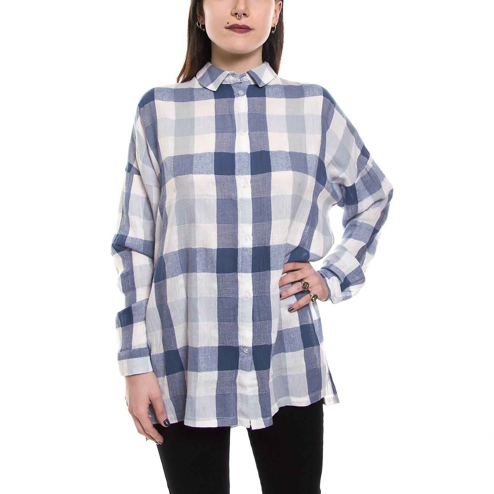 MOUNIA L/S SHIRT TWILLIGHT BLUE 140840099-683  MINIMUM 