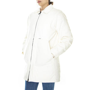 W' Brooke Coat Wax - Giacca Donna Bianca I028430.D6.00.03  CARHARTT WIP 