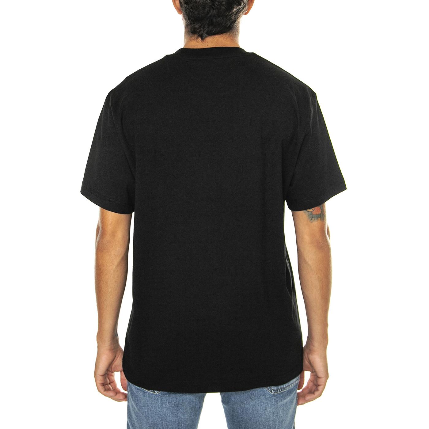 T-Shirt 031 - Maglietta Girocollo Uomo Nera TH7318-031 . LACOSTE 