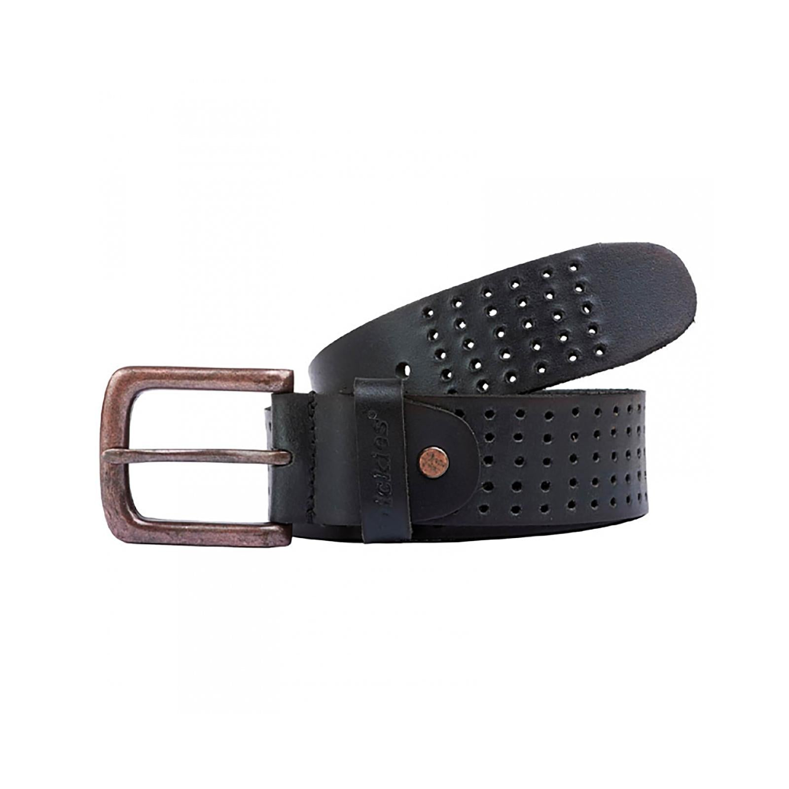 YORKTOWN LETHER BELT BLACK 86259_4  DICKIES 