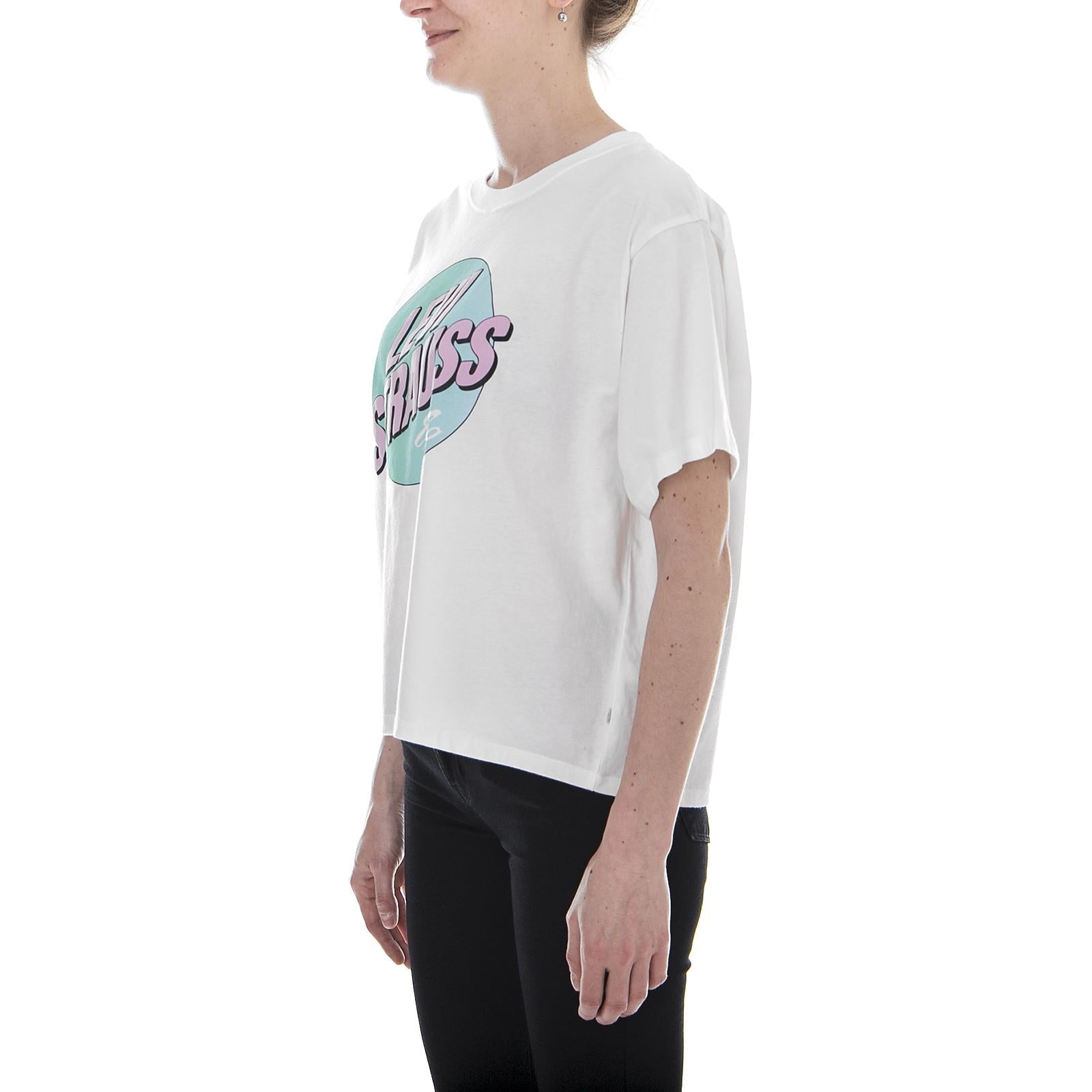 GRAPHIC J.V. TEE CIRCLE CLOUD DANCER 39389-0006  LEVIS 