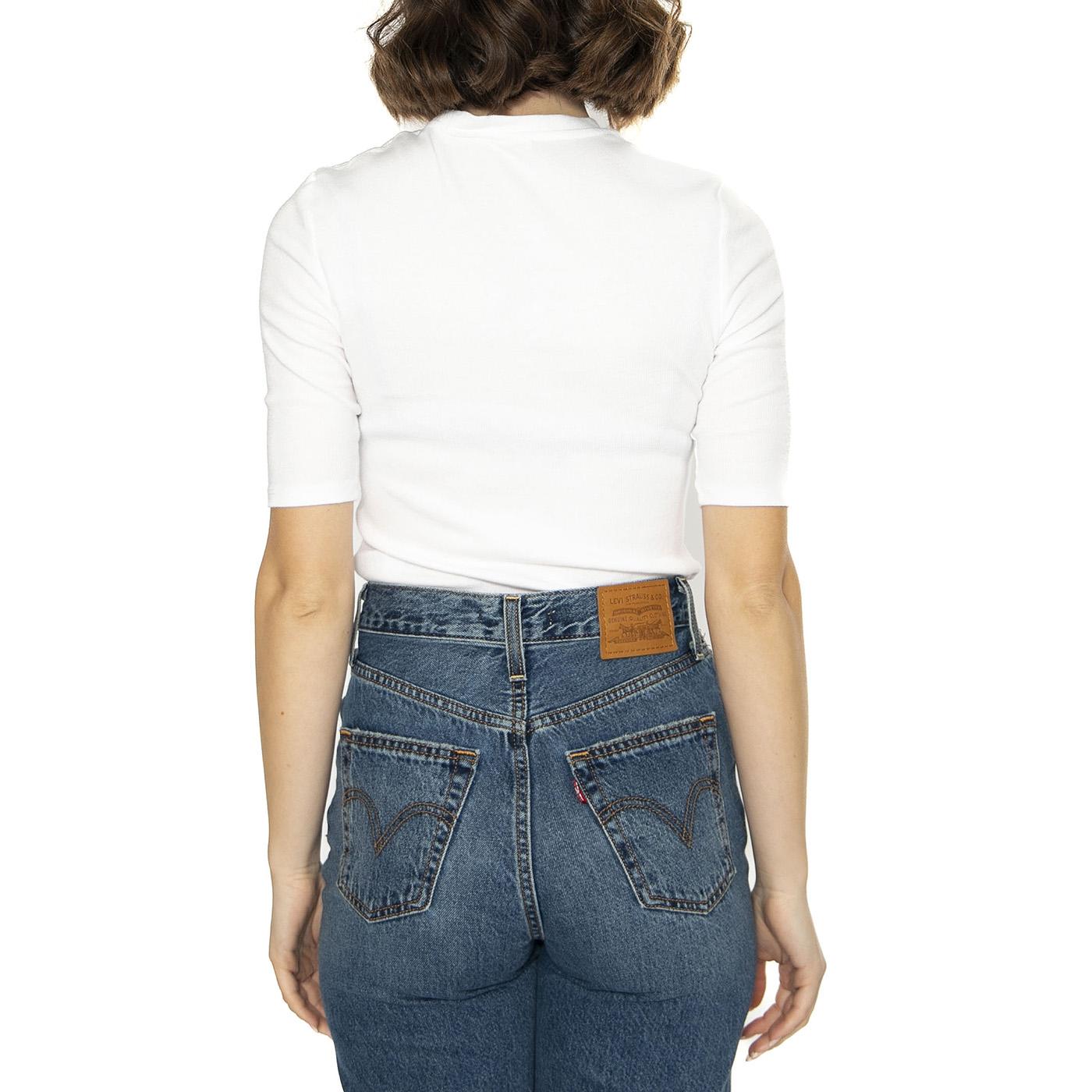 Luca Slim Tee Neutrals - Maglietta Girocollo Donna Bianca A3388-0003  LEVIS 