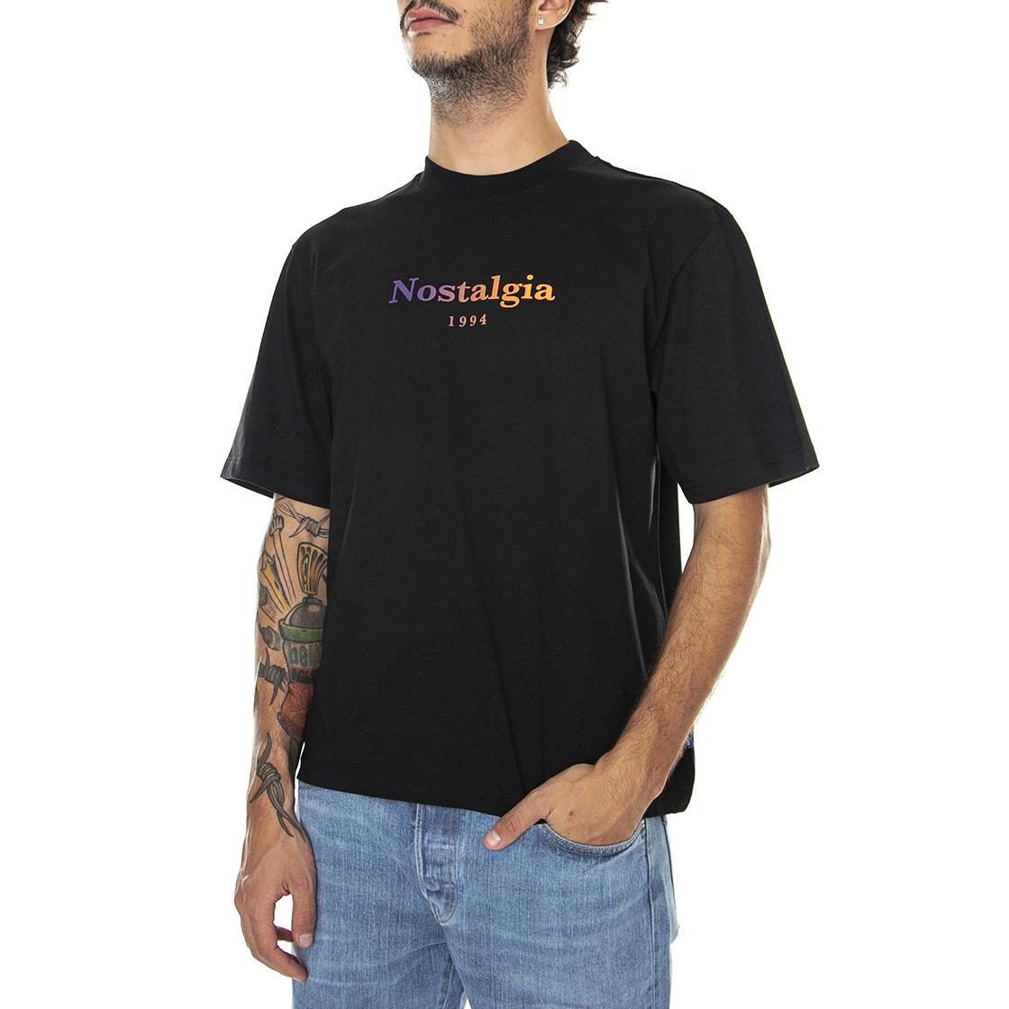 Gradient Black - Maglietta Girocollo Uomo Nera S22TOGGRAD-BLK  USUAL 