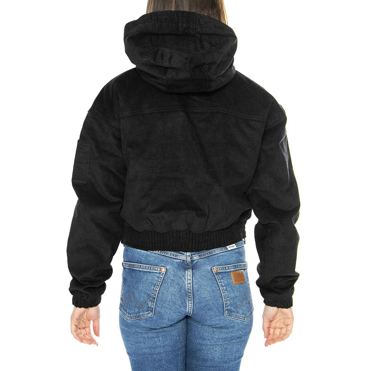 Corduroy Hooded Jacket W Black - Giacca Donna Nera DK0A4Z4HBLK1  DICKIES 