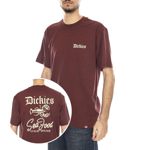 Dickies Diner SS Maglietta -- Maglietta Uomo Bordeaux (Andorra) DK0A87QXL161 . DICKIES 
