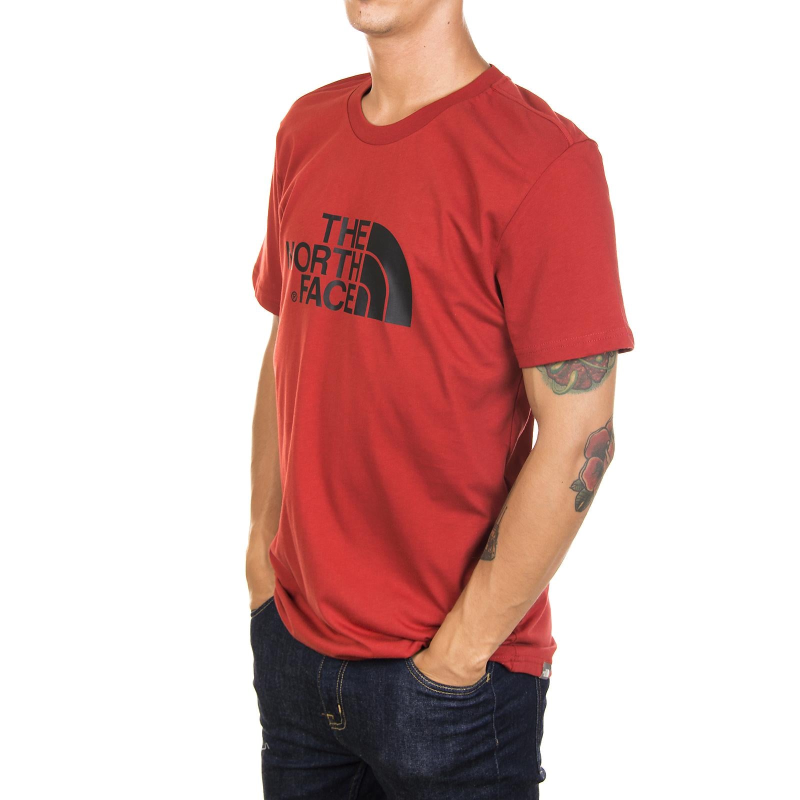 M S/S EASY TEE CARDINAL RED T92TX3619  THE NORTH FACE 