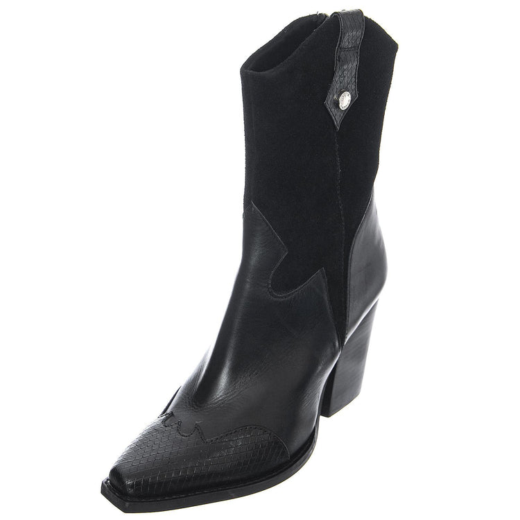Womens Ezzy Boots - Black - Stivali Donna Neri SMEZZY-BLK  STEVE MADDEN 