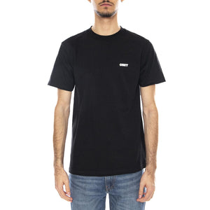 OBEY Art Studio Flowers Tee -- Maglietta Girocollo Uomo Nera 165264234 BLK OBEY 