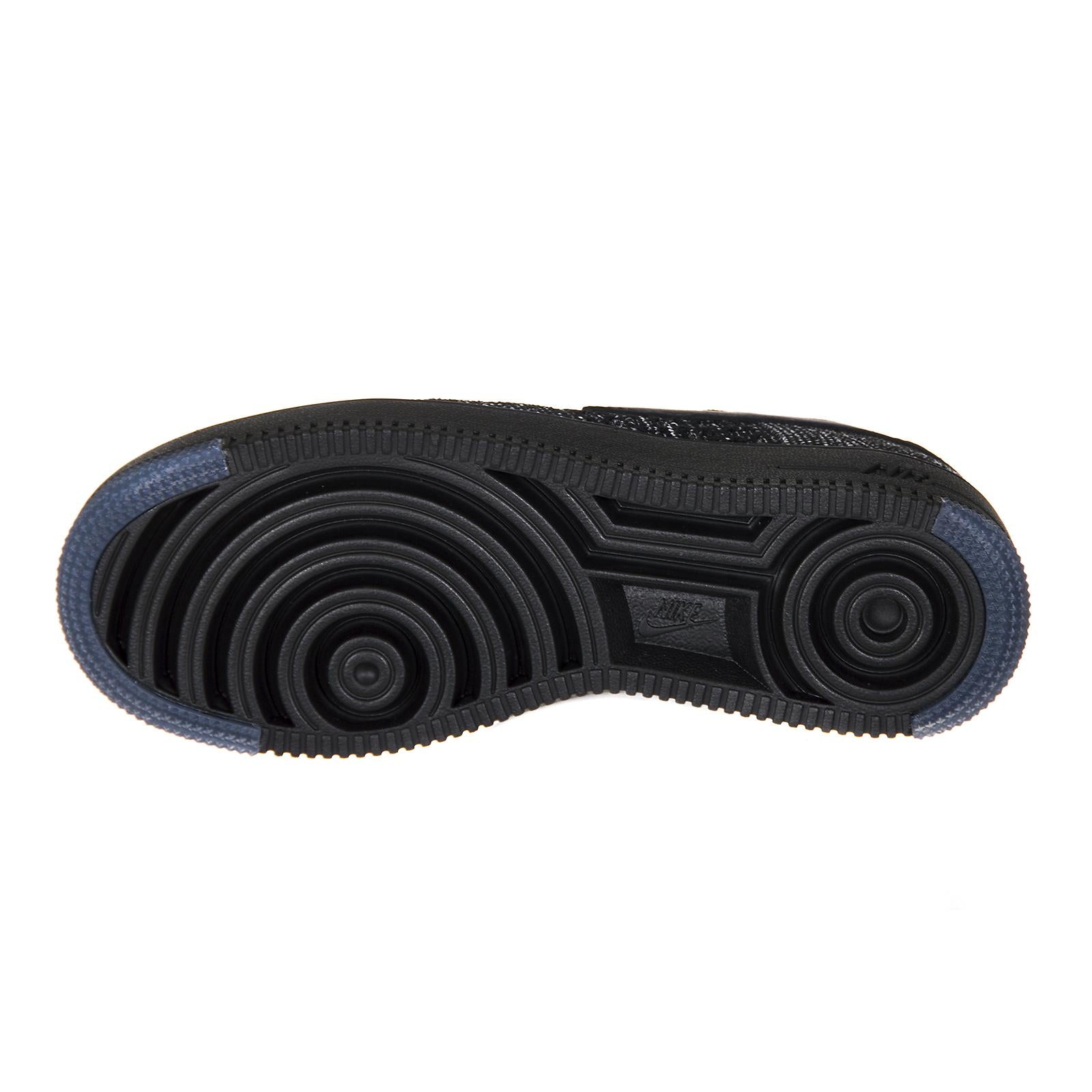NIKE AIR FORCE 1 FLYKNIT LOW BLACK/BLACK-WHITE 93369_4  NIKE 