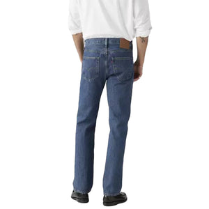 501 Levis Original Stonewash 80684 - Pantaloni Denim Jeans Uomo Blu 00501-0114 Med Indigo LEVIS 