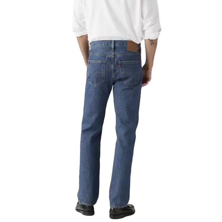 501 Levis Original Stonewash 80684 - Pantaloni Denim Jeans Uomo Blu 00501-0114 Med Indigo LEVIS 
