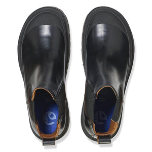 Prescott Slip On Men Black Pull Up Leather Boots - Stivaletti Uomo Neri 1025206 . BIRKENSTOCK 