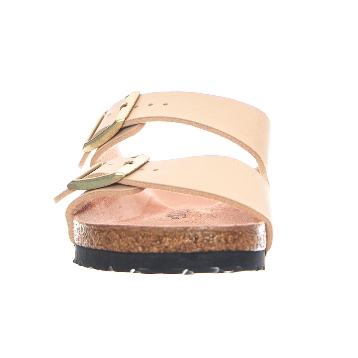 Arizona Triples Birko Flor Narrow Fit New Beige / Pink Clay - Sandali Donna Beige 1031525 NBPC BIRKENSTOCK 