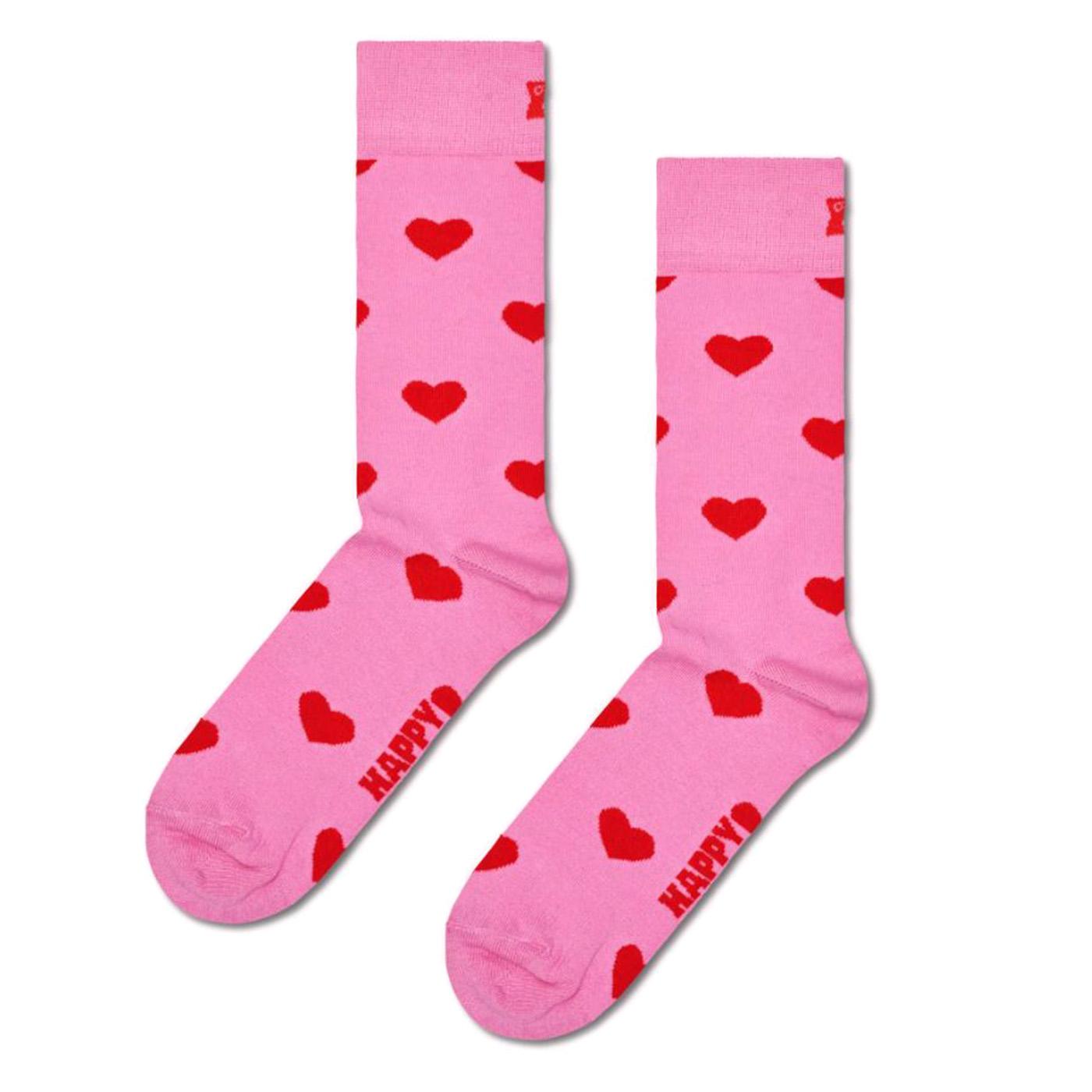 Heart Sock Pink - Calzini Rosa P000068 PNK HAPPY SOCKS 