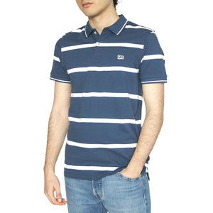 Piquet Polo Orion Stripe - Polo Uomo Blu 112363857  LEE 