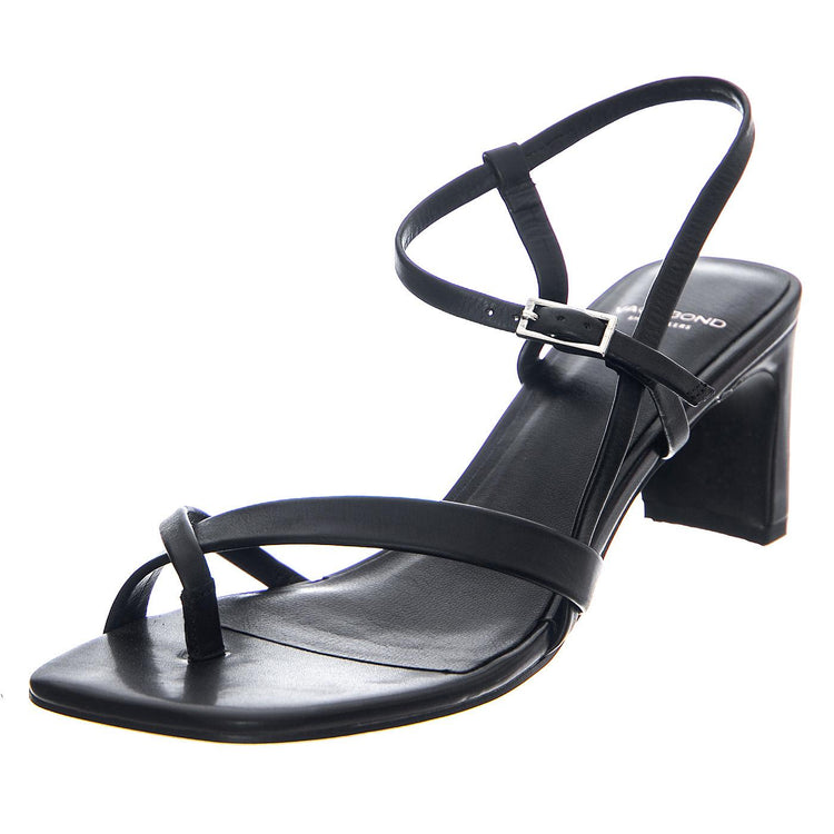 Luisa Black Cow Leather Chrome Free Tanned - Sandali Donna Neri VBS5312-301-20  VAGABOND 