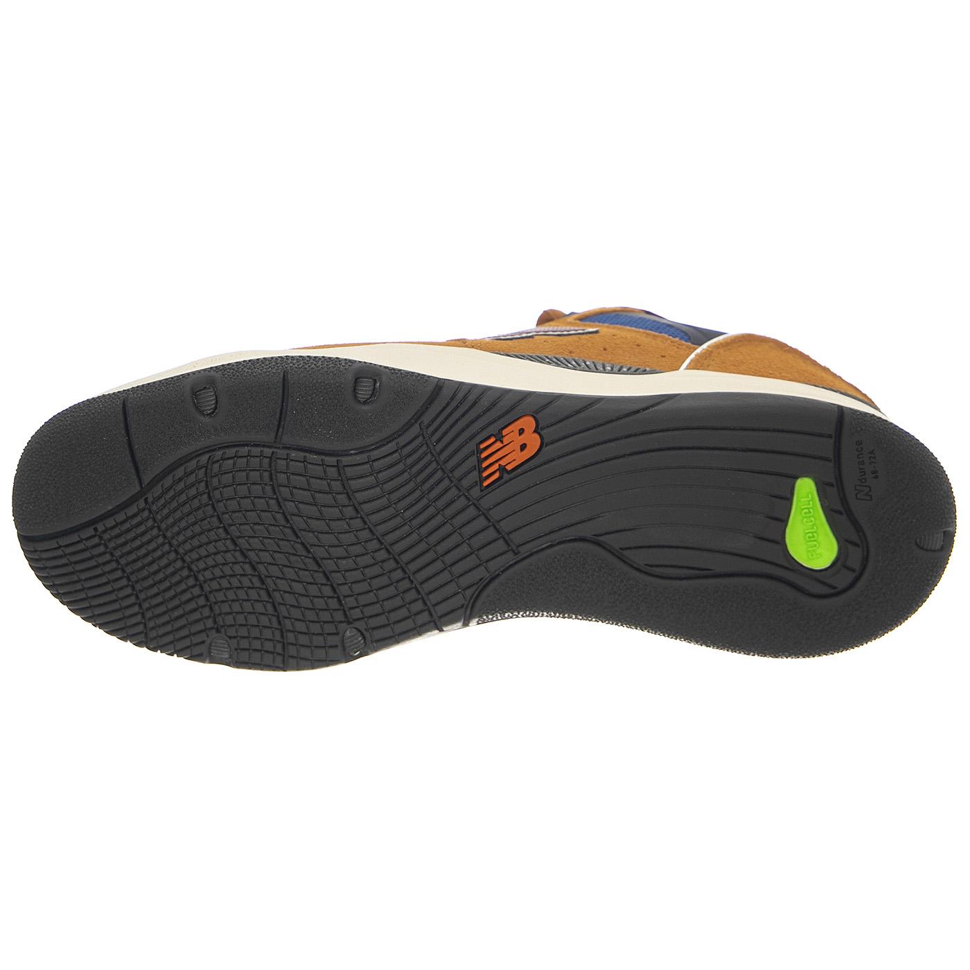 M' Scarpa Numeric Skateboarding Tan Leather / Textile - Scarpe Stringate Profilo Basso Uomo Multicolore NM1010RU  NEW BALANCE 