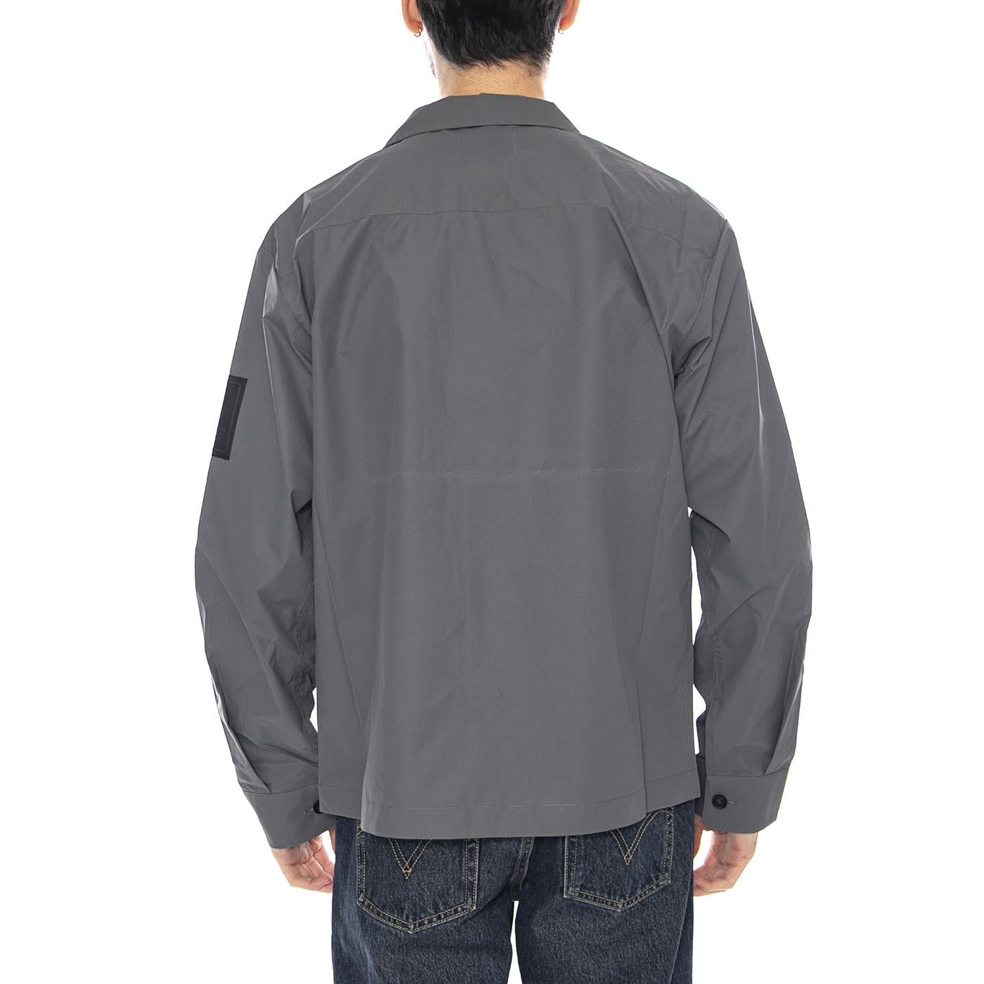 Force Overshirt Grey Stone - Giacca Uomo Grigia OGQ004-GREY STONE1 . OFF GRID 