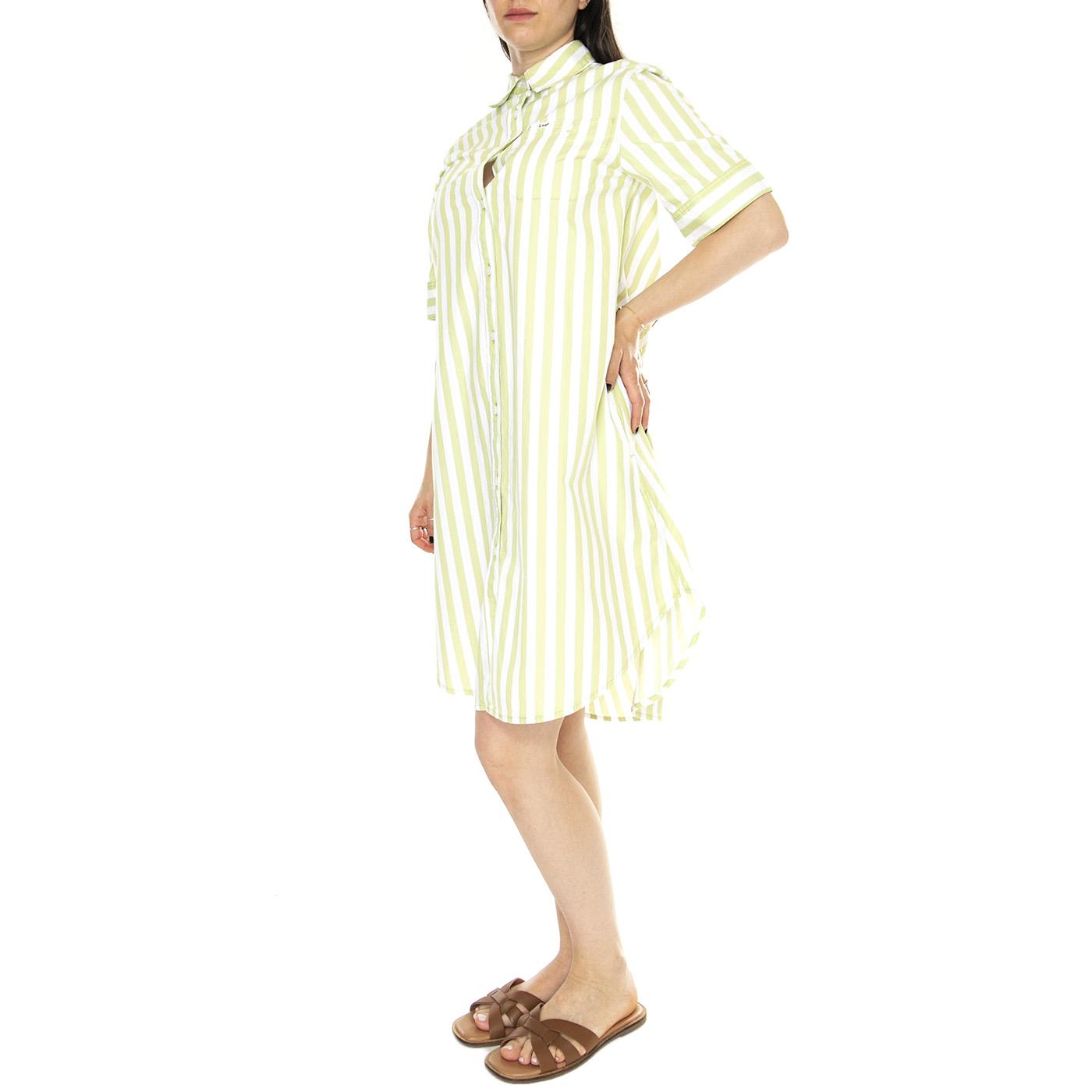 All Purpose A Line Dress Matcha - Abito Donna Multicolore 112350273  LEE 