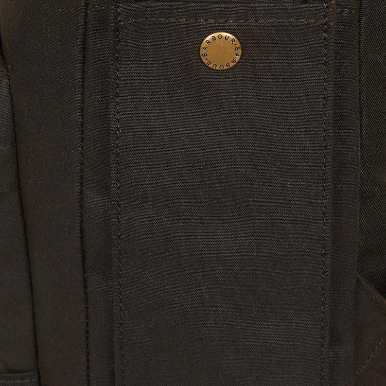 Essential Wax Backpack Olive - Zaino Verde UBA0570-OL71-FW23  BARBOUR 