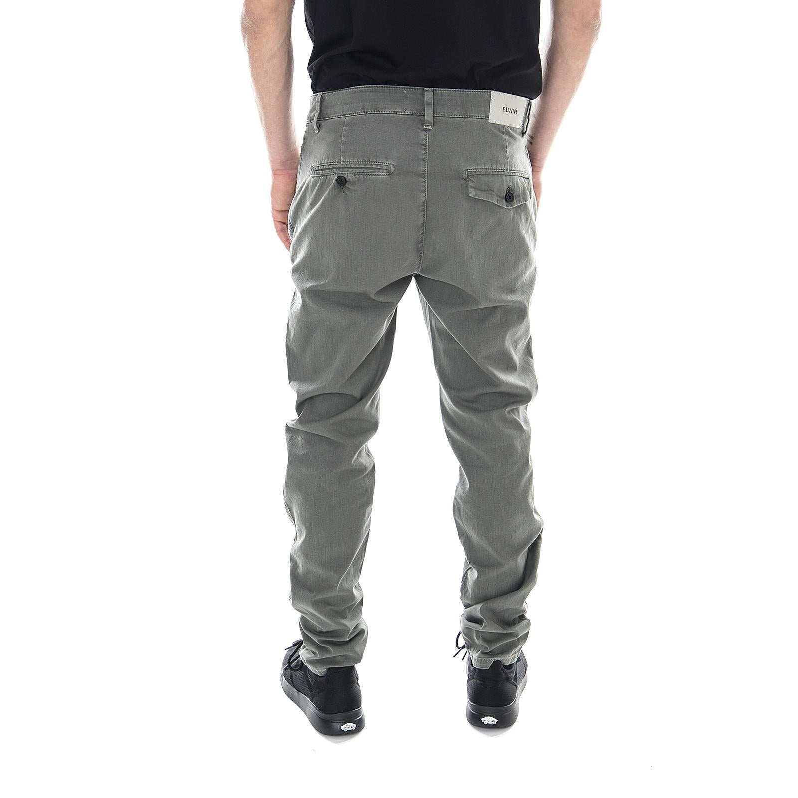 Cropson - Pantaloni Chino Uomo Verdi 181201-947  ELVINE 