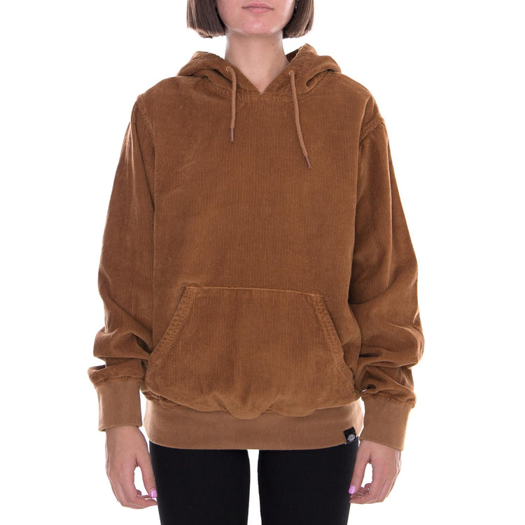Amonate Duck Brown - Felpa con Cappuccio Donna Marrone 03200170W-BD . DICKIES 