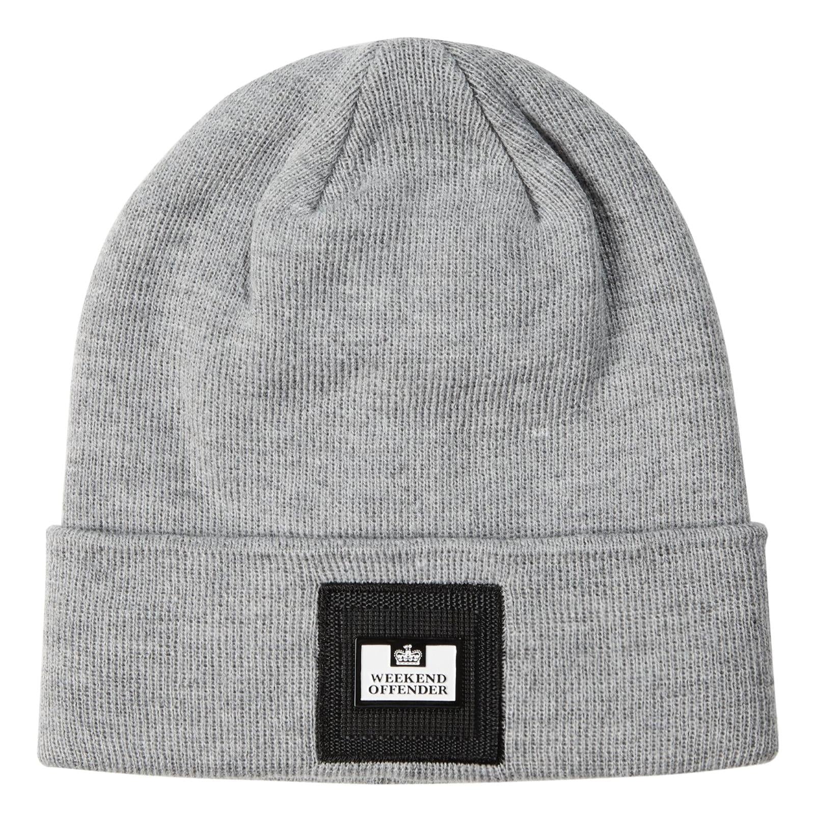 Pedar Grey Beanie Hat ACAW1901-GREY-MARL  WEEKEND OFFENDER 