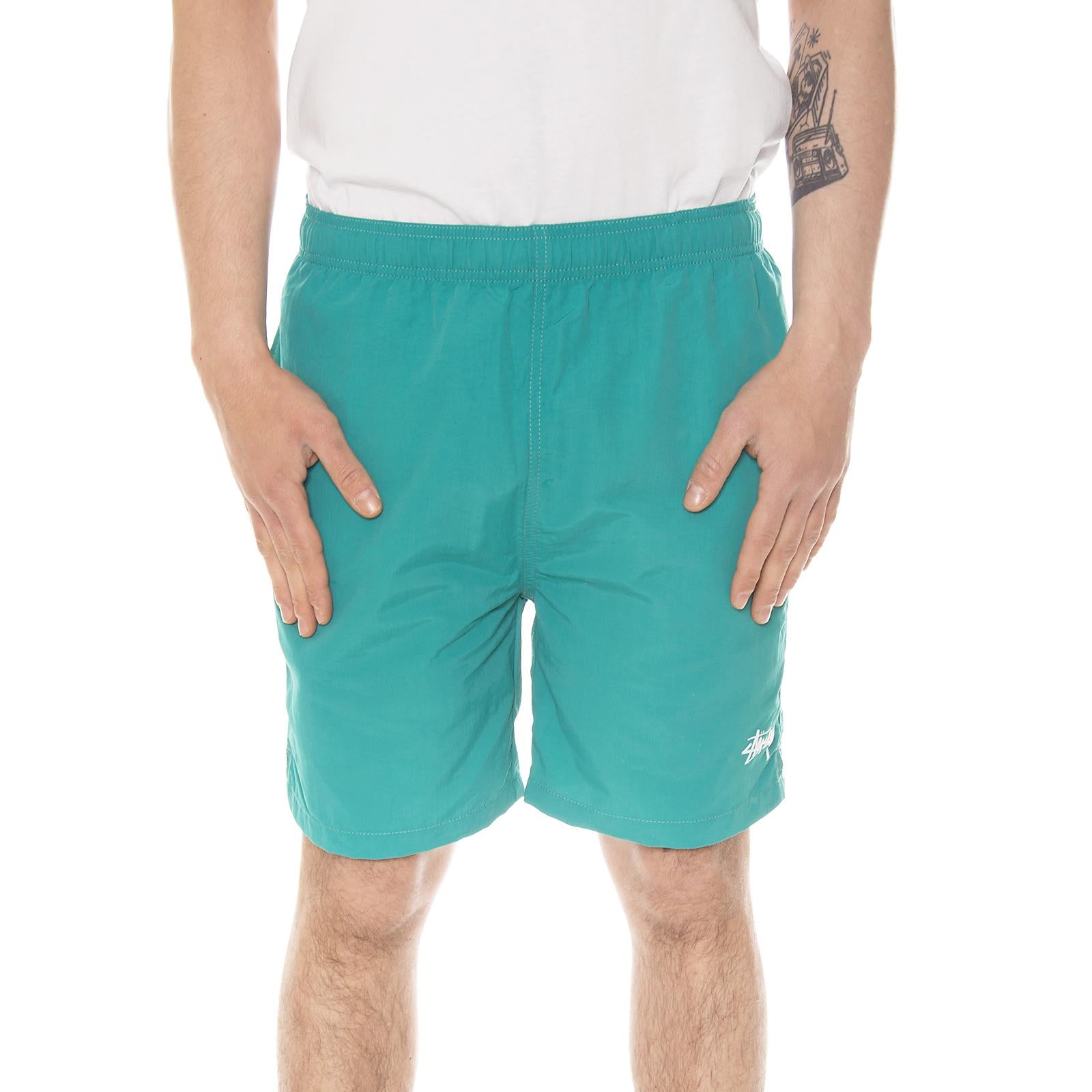 STOCK ELASTIC WAIST SHORT II GREEN 113093-GREEN  STUSSY 