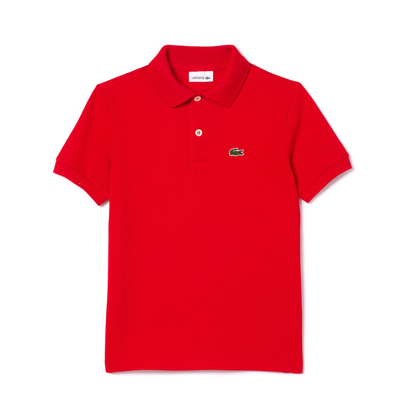 Maglietta M/C F8M Red Polo Shirt - Polo Bambino Rossa PJ2909-F8M  LACOSTE 