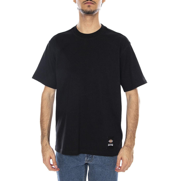 Dickies x Thrasher Tee SS Graphic Black - Maglietta Girocollo Uomo Nera DK0A88IUBLK1 . DICKIES 