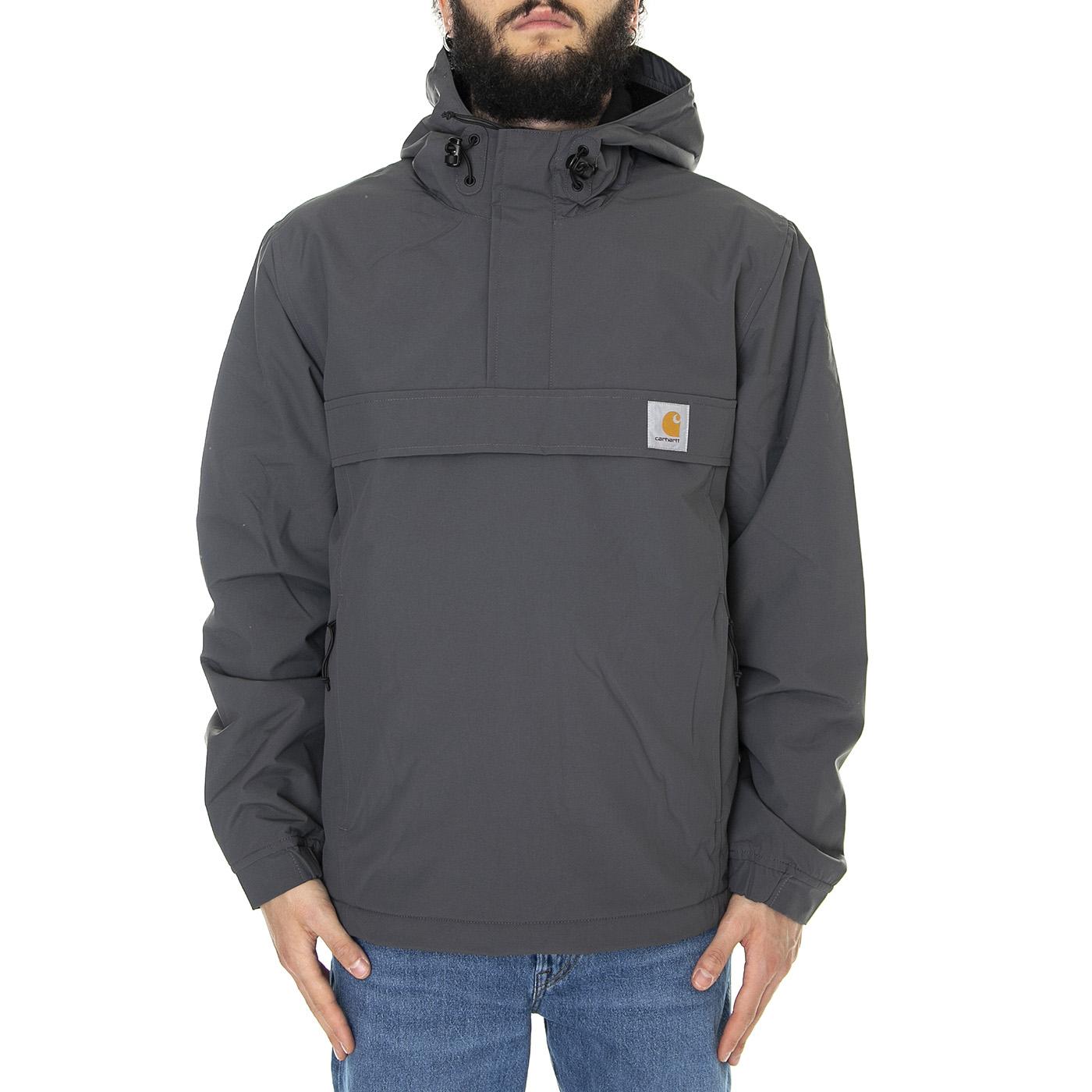 Nimbus Pullover Blacksmith - Giacca con Cappuccio Uomo Grigia I028435-E1XX  CARHARTT WIP 