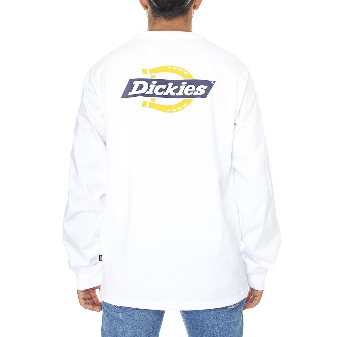 LS Ruston Tee White - Maglietta Girocollo Maniche Lunghe Uomo Bianca DK0A4XEHWHX1  DICKIES 