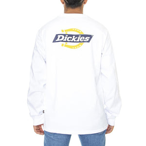 LS Ruston Tee White - Maglietta Girocollo Maniche Lunghe Uomo Bianca DK0A4XEHWHX1  DICKIES 