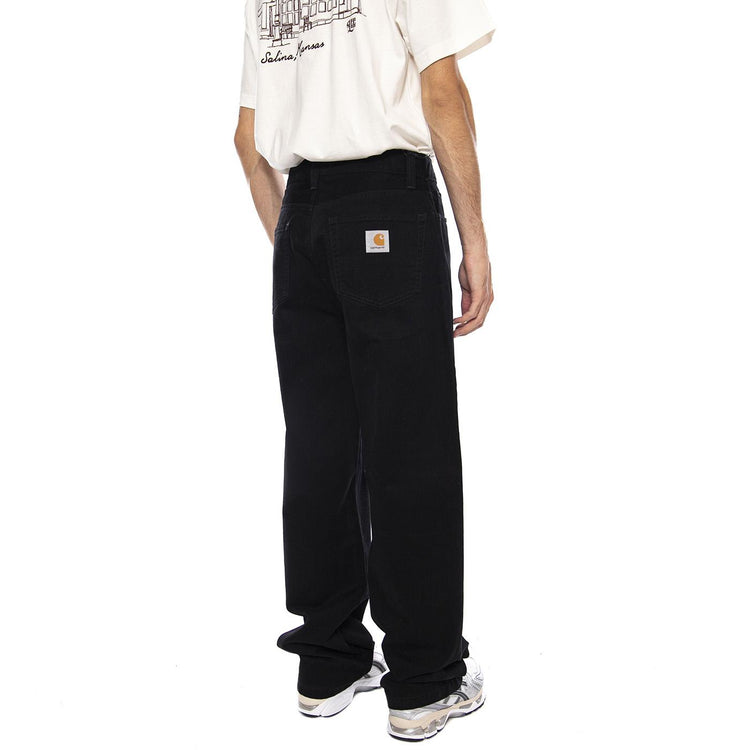 Landon Pant Black rinsed - Pantaloni Uomo Neri I033756.8902 . CARHARTT WIP 