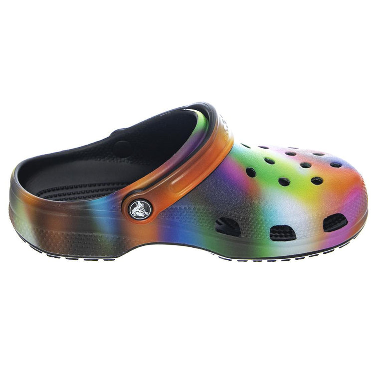 Classic Solarized Clog Black/Multi - Sandali Uomo Multicolore CR.207556-BKMI  CROCS 