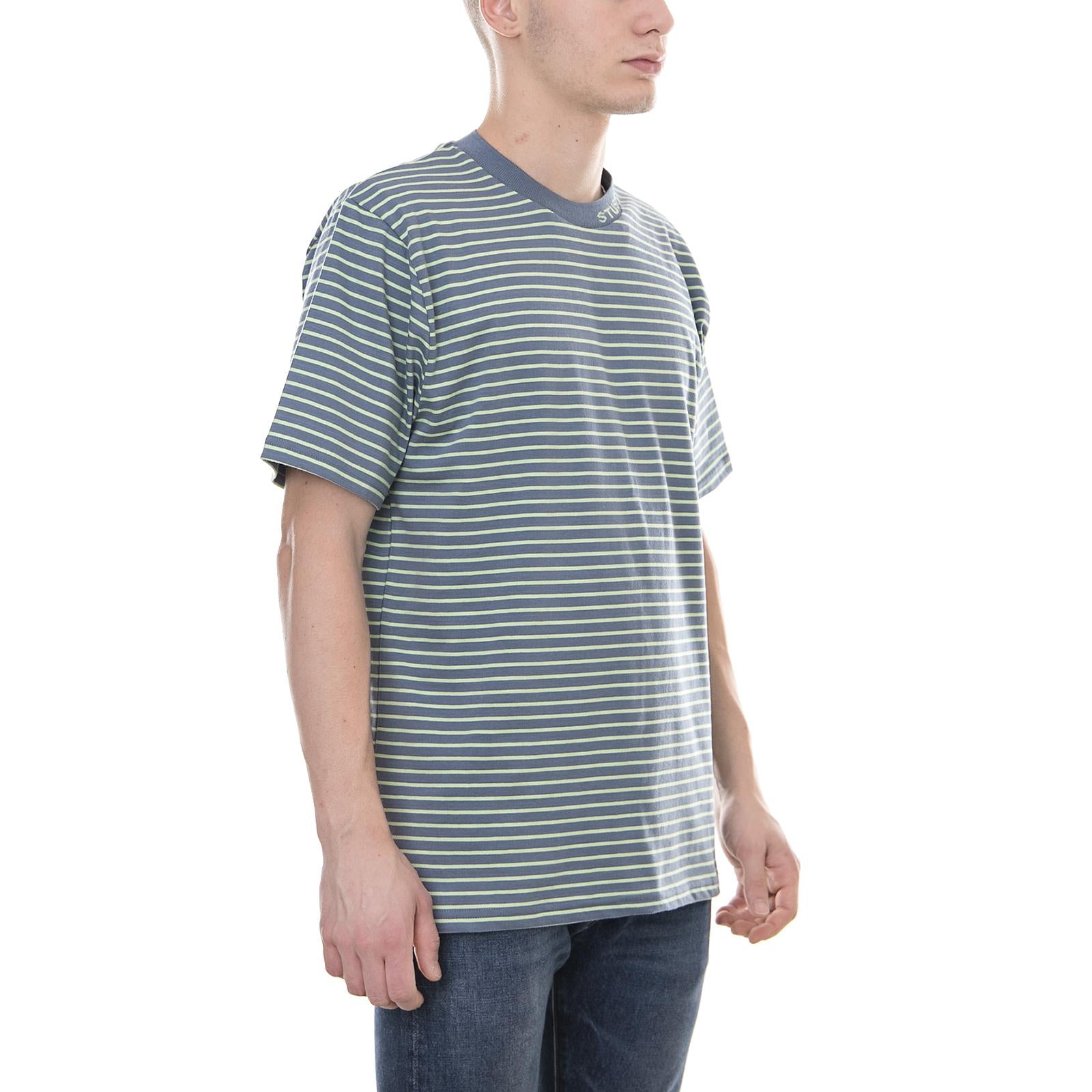 JACK STRIPE CREW BLUE 1140082-BLUE . STUSSY 