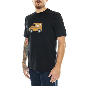 S/S Mystery Machine T-Shirt Black - Maglietta Girocollo Uomo Nera I032385.89XX  CARHARTT WIP 