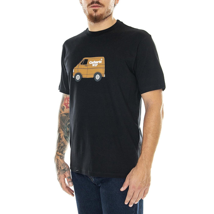 S/S Mystery Machine T-Shirt Black - Maglietta Girocollo Uomo Nera I032385.89XX  CARHARTT WIP 