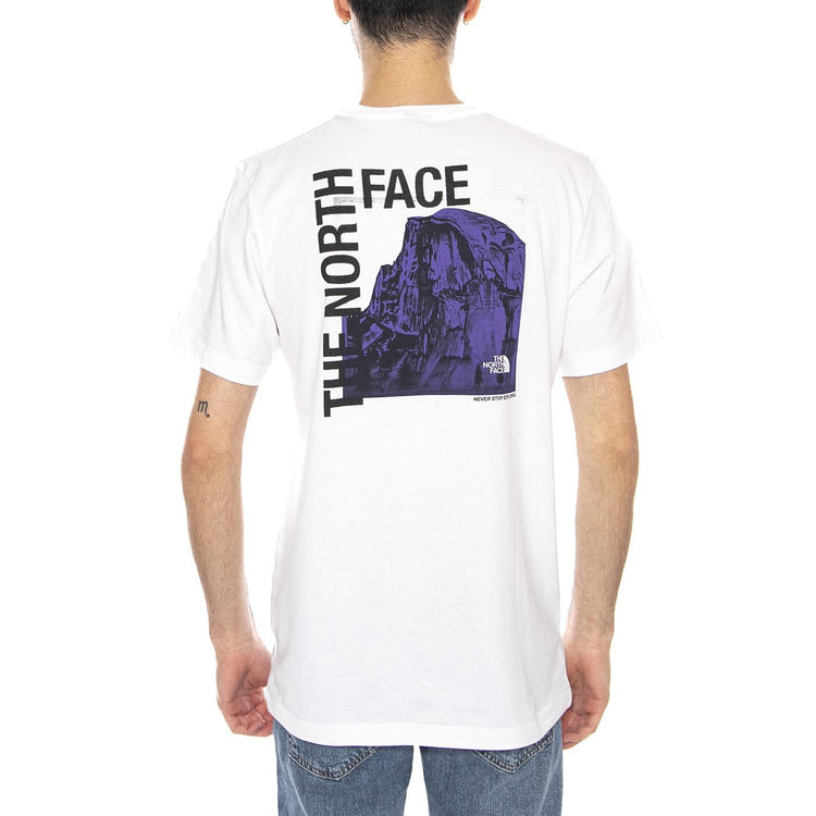 M Half Dome Photo SS Tee White -- Maglietta Girocollo Uomo Bianca NF0A8EE9 FN41 THE NORTH FACE 