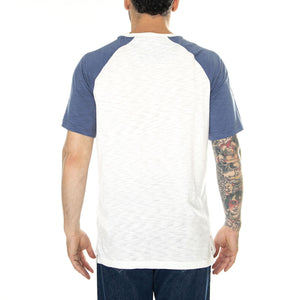 New York Yankees Fanatics Heritage Biblend SS Tee white/navy - Maglietta Girocollo Uomo Bianca 01KQ-07OR-N27-KR8  FANATICS 