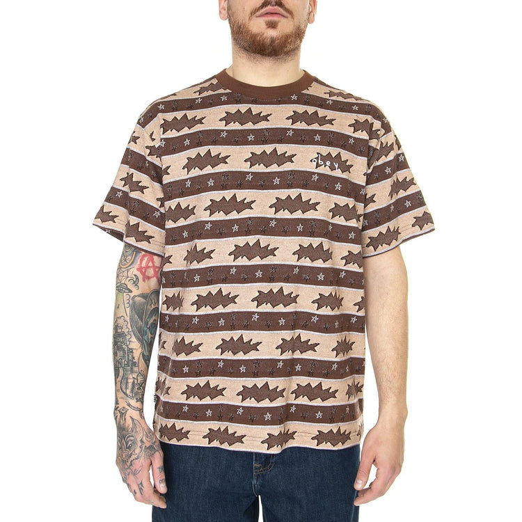 Snap Tee SS Sepia Multi - Maglietta Girocollo Uomo Multicolore 131080341-SEP  OBEY 