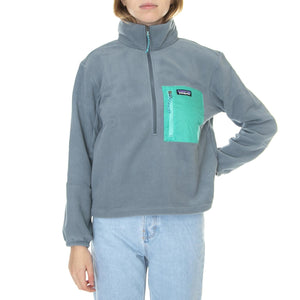 W's Microdini 1/2 Zip P/O Plume Grey - Felpa Collo Alto Donna Grigia 26260-PLGY  PATAGONIA 
