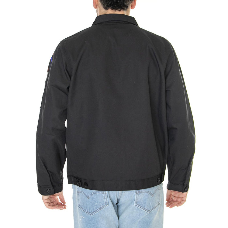 Amber Unlined Eisenhower Black - Giacca Estiva Uomo Nera DK0A4YUMBLK1  DICKIES 