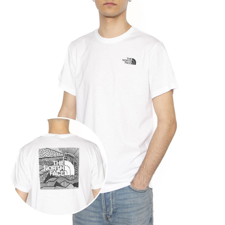Men's S/S Box Nse Celebration Tee - Maglietta Girocollo Uomo Bianca NF0A87NVFN41 . THE NORTH FACE 