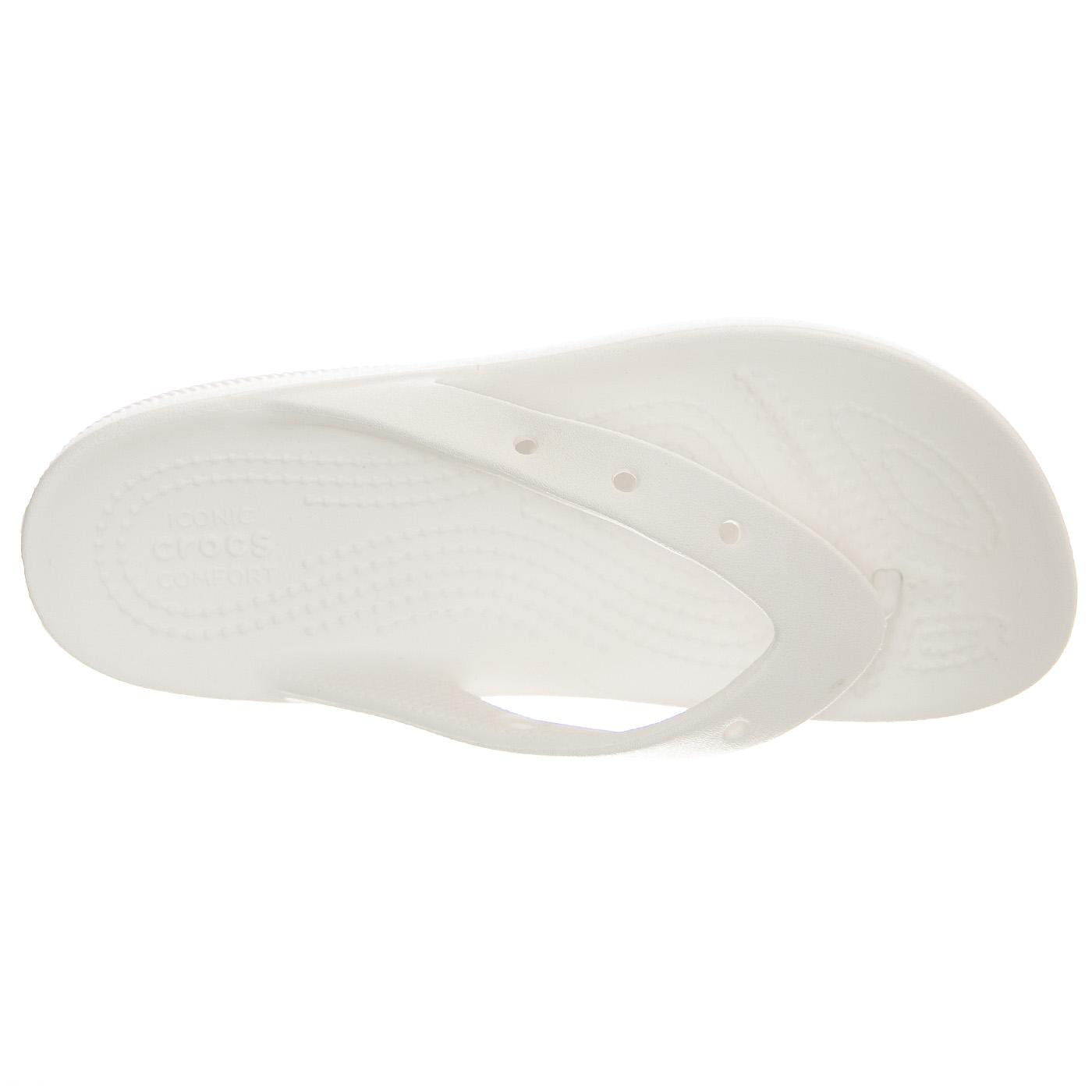 W' Classic Platform Flip White - Sandali Donna Bianchi CR.207714-WHI  CROCS 