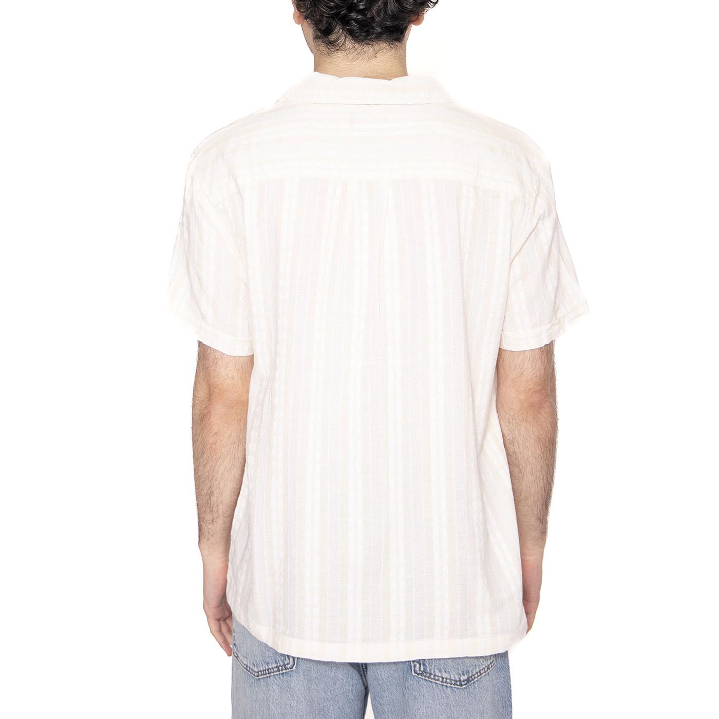 Marcos S/S Shirt Beige - Camicia Maniche Corte Uomo Beige 311500128-ANT  DARK SEAS 